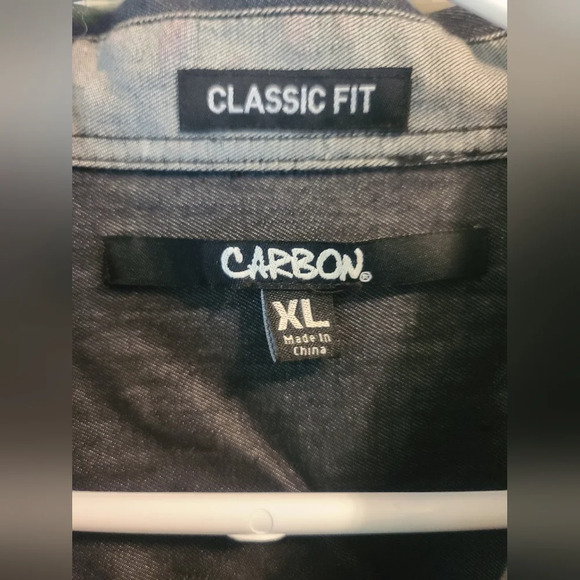 Carbon Classic Fit men's button up shirt - Picture 4 of 4